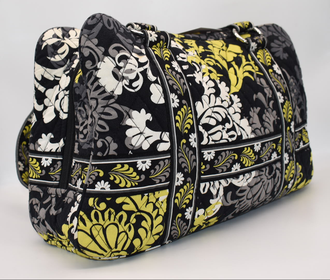 Vera Bradley Squared Away Satchel Bag in "Baroque" Pattern