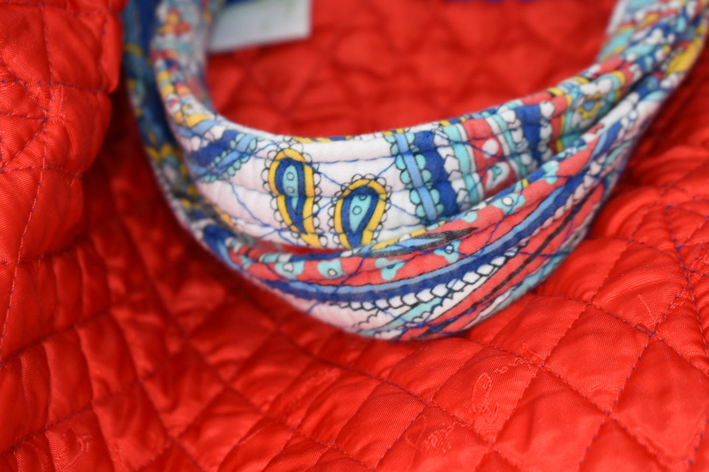 Vera Bradley Large Duffel Bag in "Marina Paisley" Pattern
