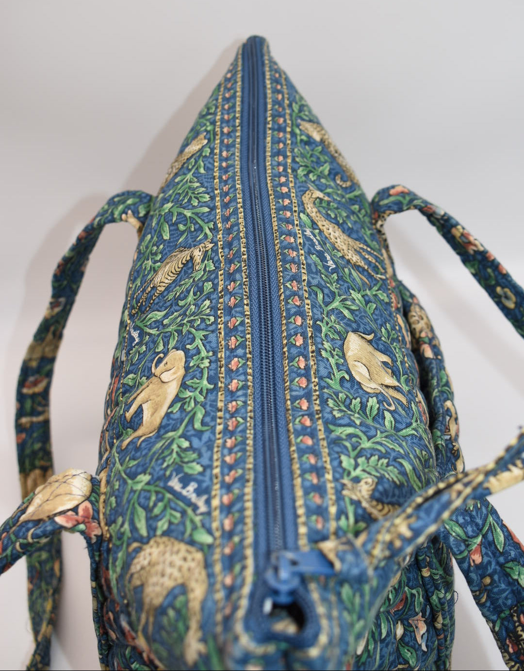 Vintage Vera Bradley Villager Tote Bag in "Animal Kingdom -2000" Pattern
