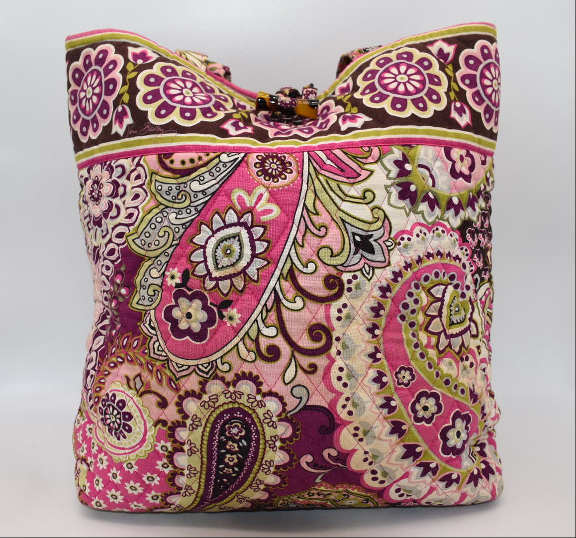Vera Bradley Everyday Tote Bag in "Very Berry Paisley" Pattern