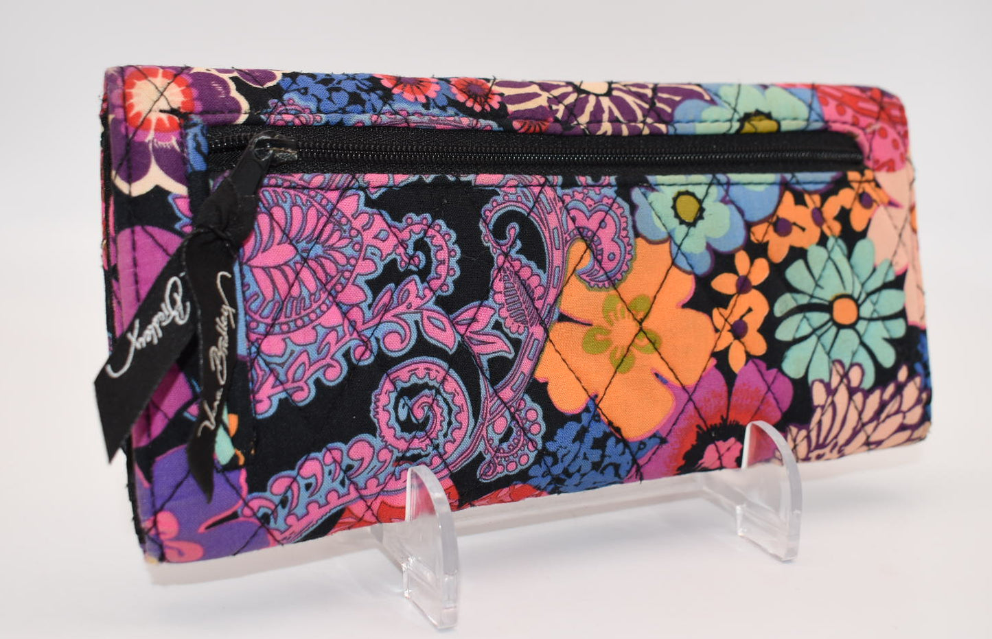 Vera Bradley Trifold Wallet in "Floral Fiesta" Pattern