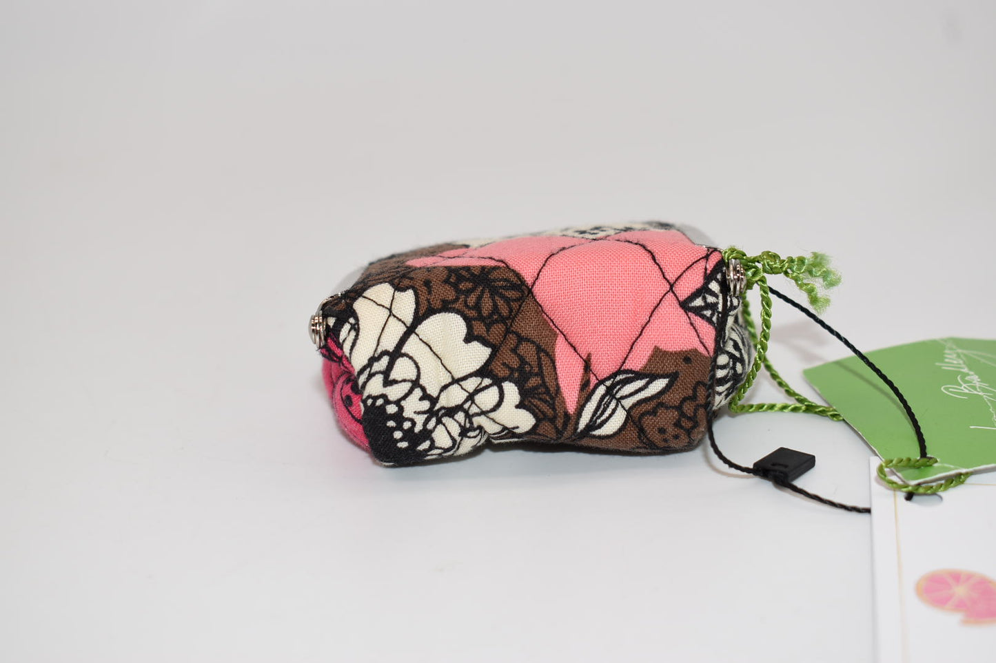 Vera Bradley Kisslock Contact Case Pouch in "Mocha Rouge" Pattern