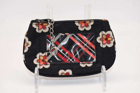 Vera Bradley Clip Zip ID Case in "Pirouette" Pattern