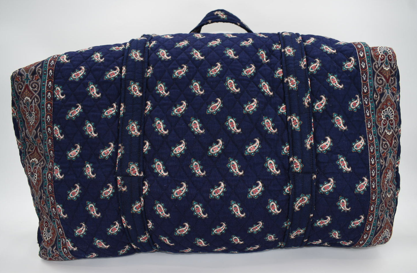 Vintage Vera Bradley XL Duffel Bag in "Navy-1991 " Pattern