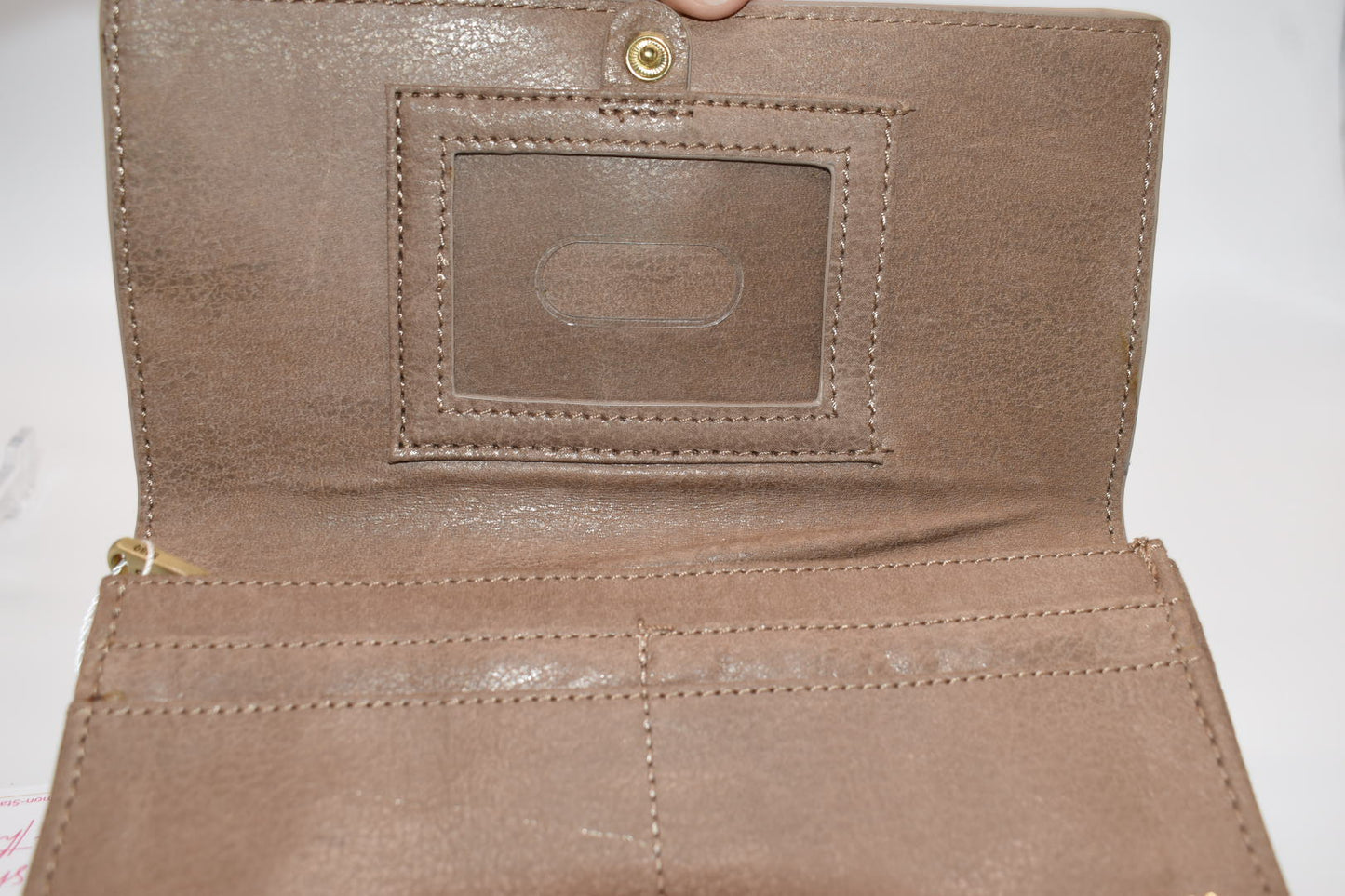 HOBO Alta Leather Continental Wallet in Rose Dust