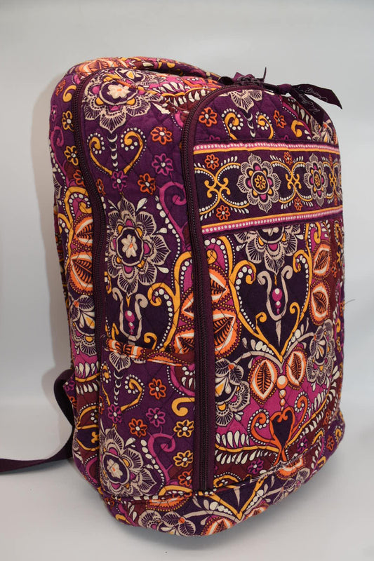 Vera Bradley Laptop Campus Backpack in "Safari Sunset" Pattern