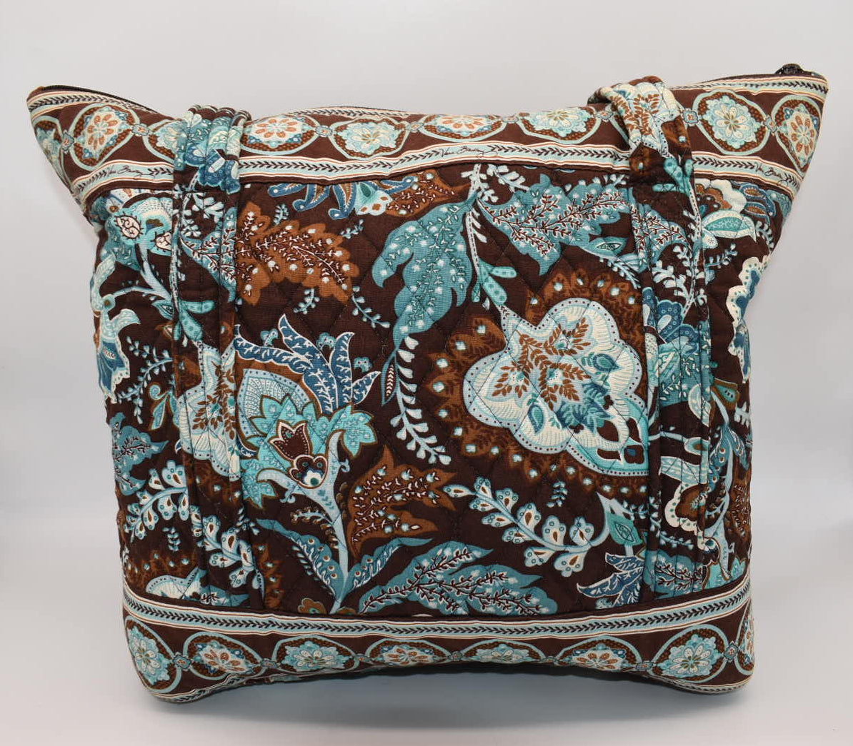 Vera Bradley Villager Tote Bag in "Java Blue" Pattern