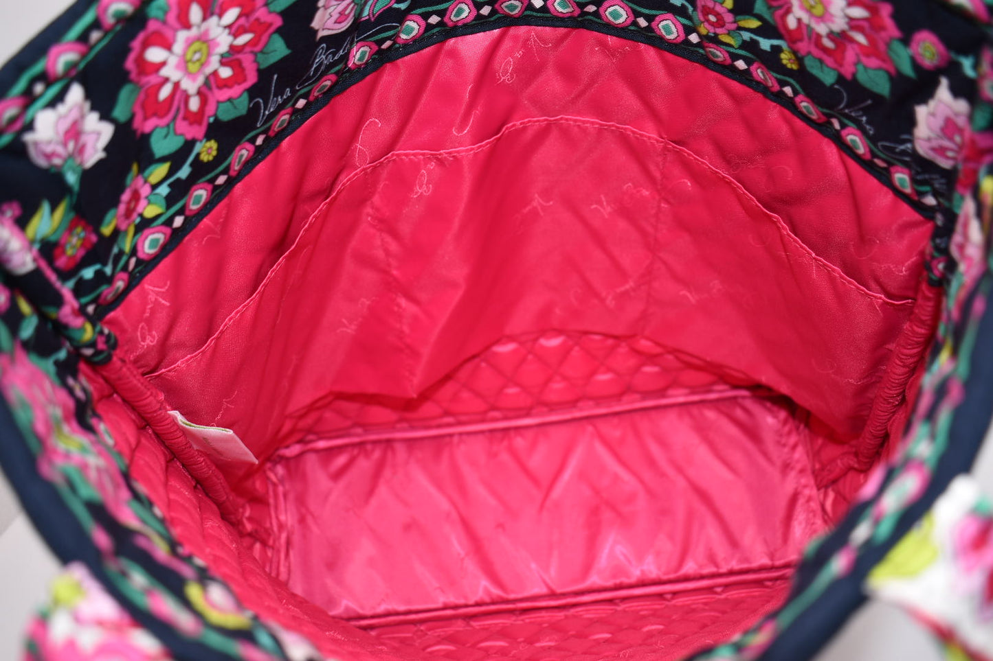 Vera Bradley Quilted Cotton Everyday Tote Bag in "Petal Paisley" Pattern