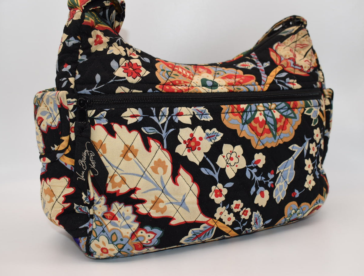 Vera Bradley On The Go Convertible Shoulder Bag in "Versailles" Pattern