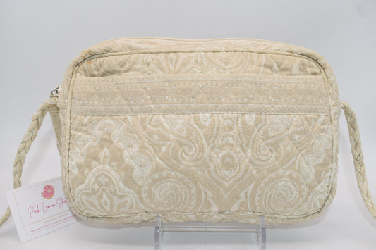 Vintage Vera Bradley Slim Crossbody Bag in "Natural -1995" Pattern