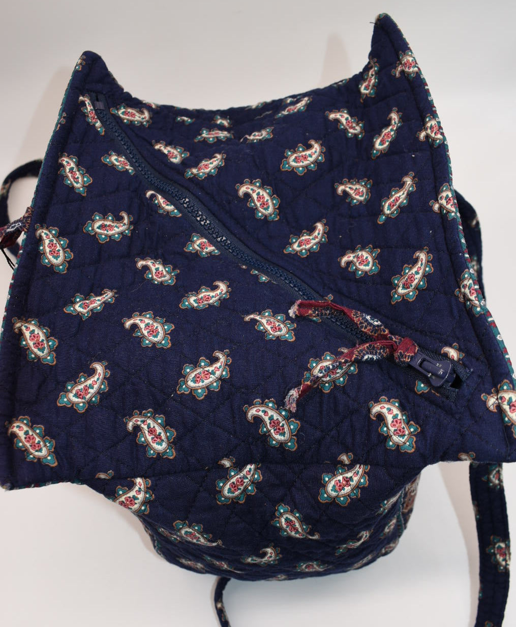 Vera Bradley Hoosier Shoulder Bag in "Navy - 1991" Pattern
