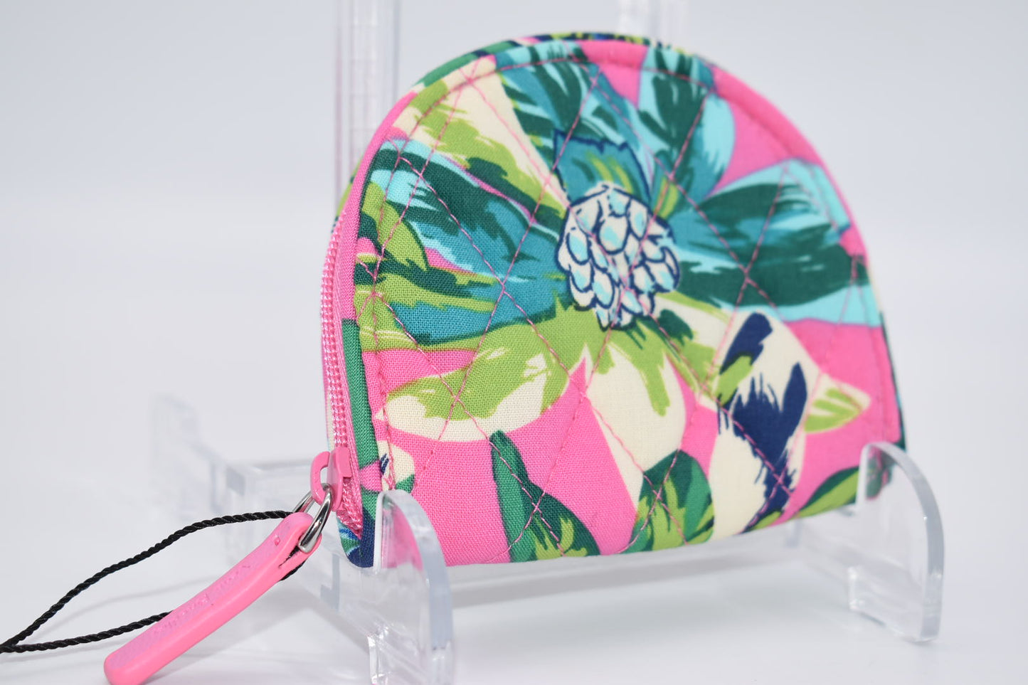 Vera Bradley Zip Coin Purse in "Tropical Paradise" Pattern