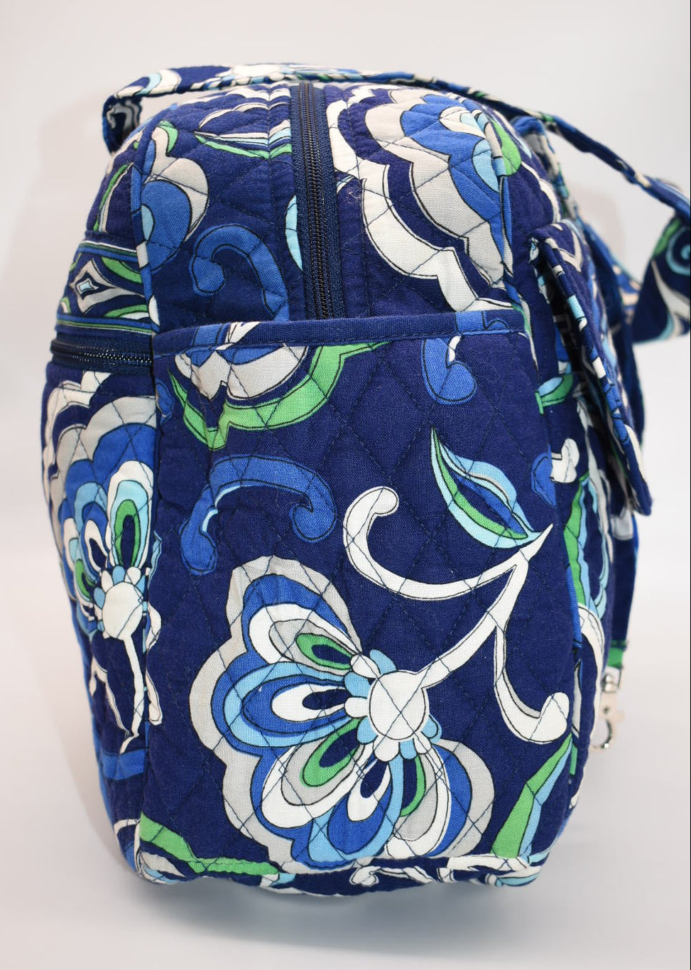 Vera Bradley Travel Diaper Baby Bag in "Mediterranean Blue" Pattern