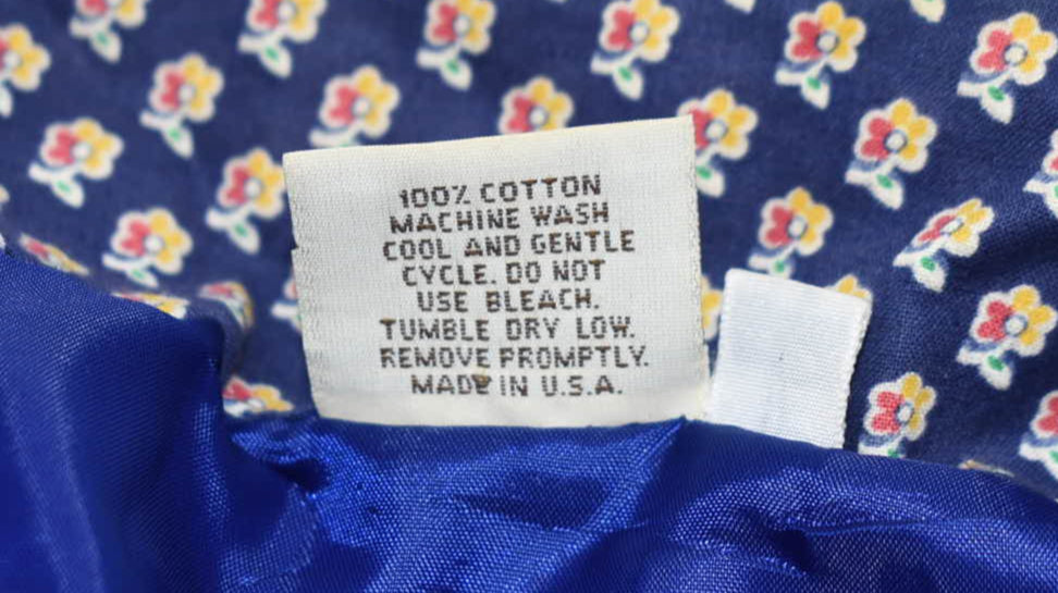 Vintage Vera Bradley Large Quilted Jacket in "Royal -1992" Pattern