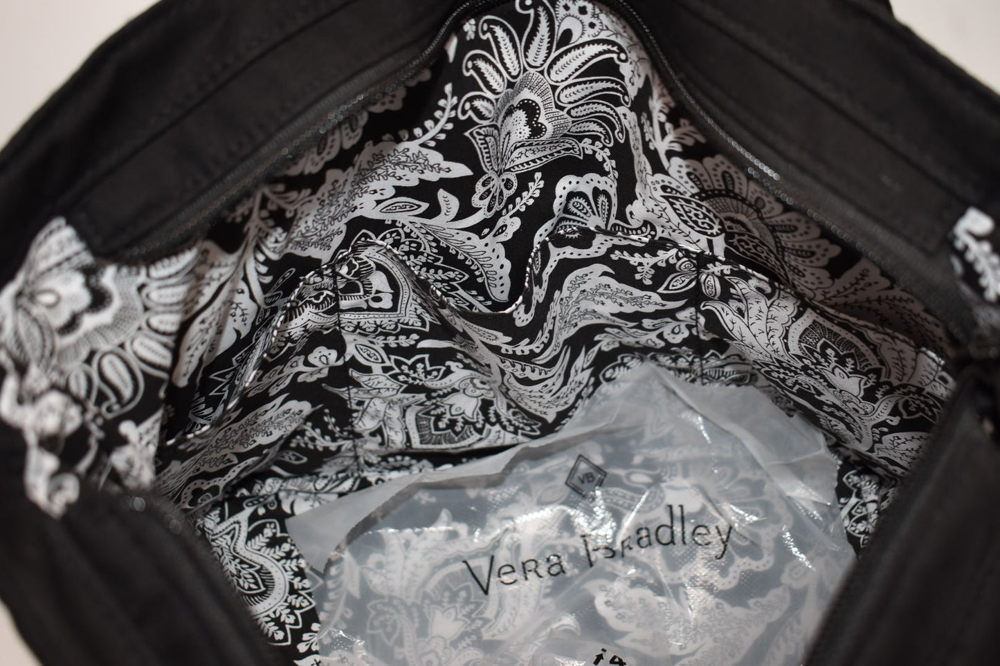 Vera Bradley Small Tote Bag in "Nordic Multi Plaid" Pattern