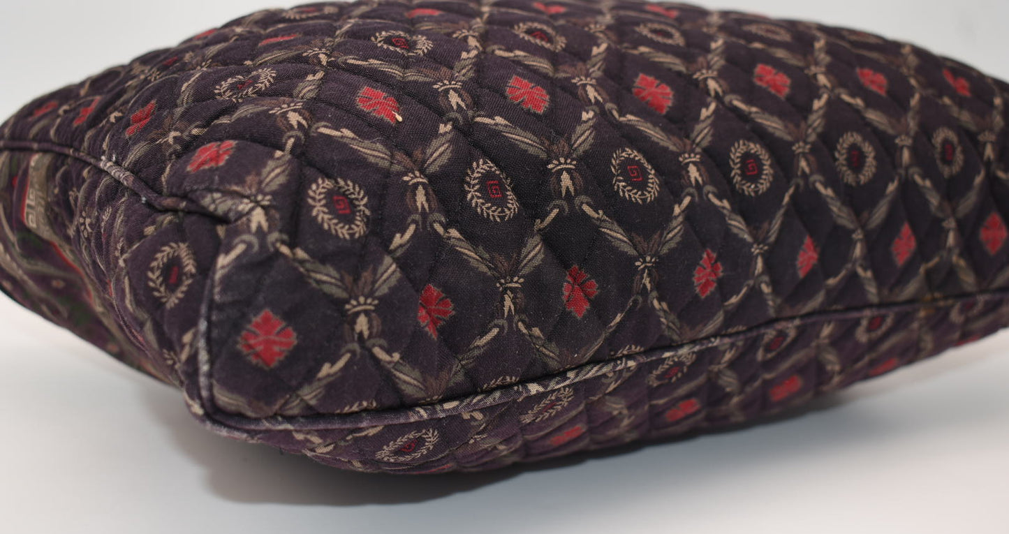 Vintage Vera Bradley Travel / Briefcase Bag in "Laurel - 1997" Pattern