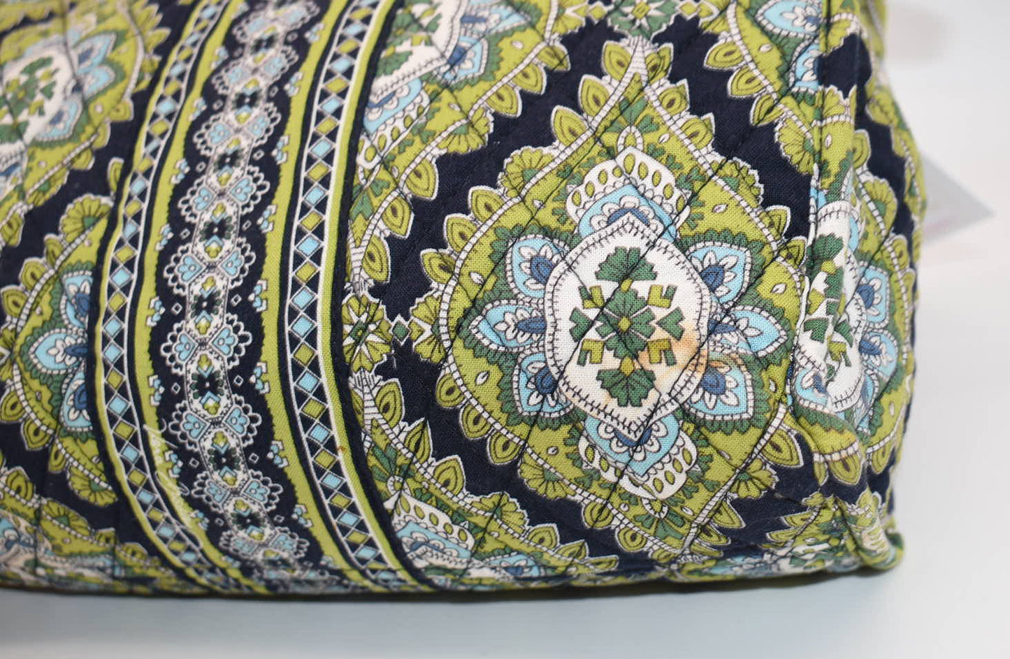 Vera Bradley Large Zip Cosmetic Bag in "Cambridge" Pattern