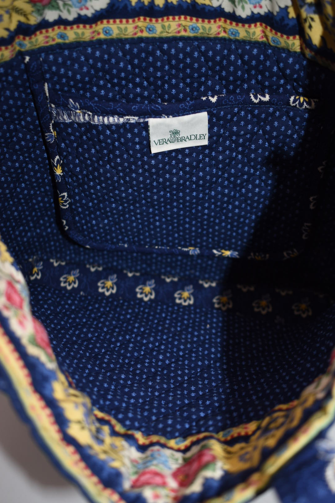 Vera Bradley Everyday Tote Bag in "Maison Blue" Pattern