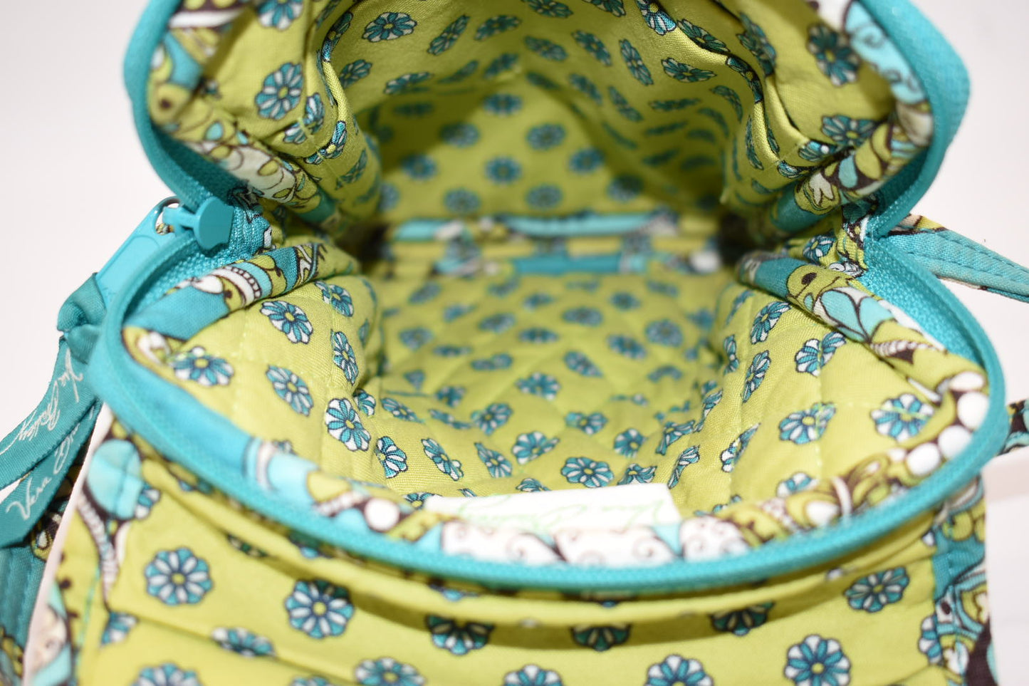 Vera Bradley Mini Hipster Crossbody Bag in "Peacock" Pattern