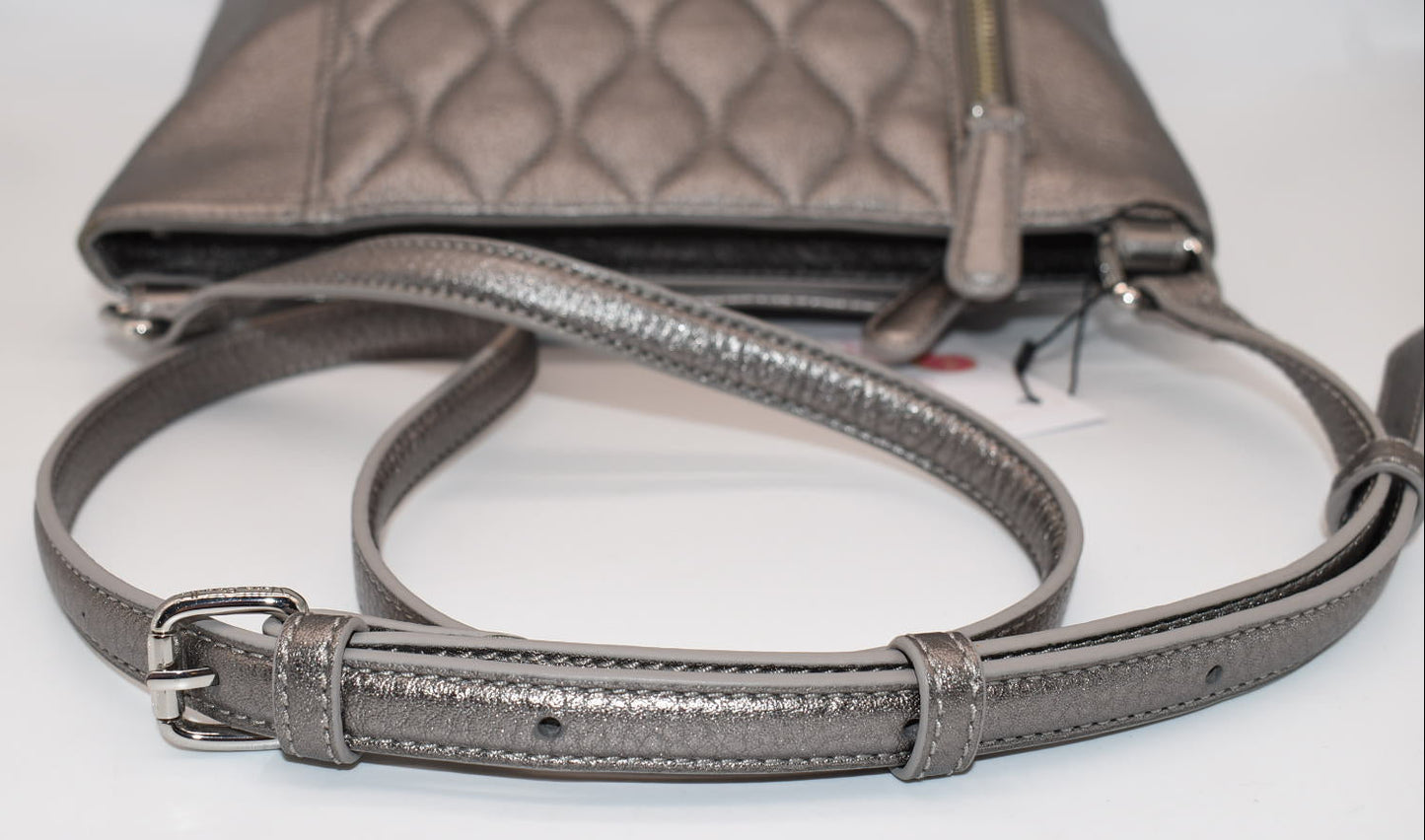 Vera Bradley Quilted Leather Molly Crossbody Bag in "Caspian Sea"