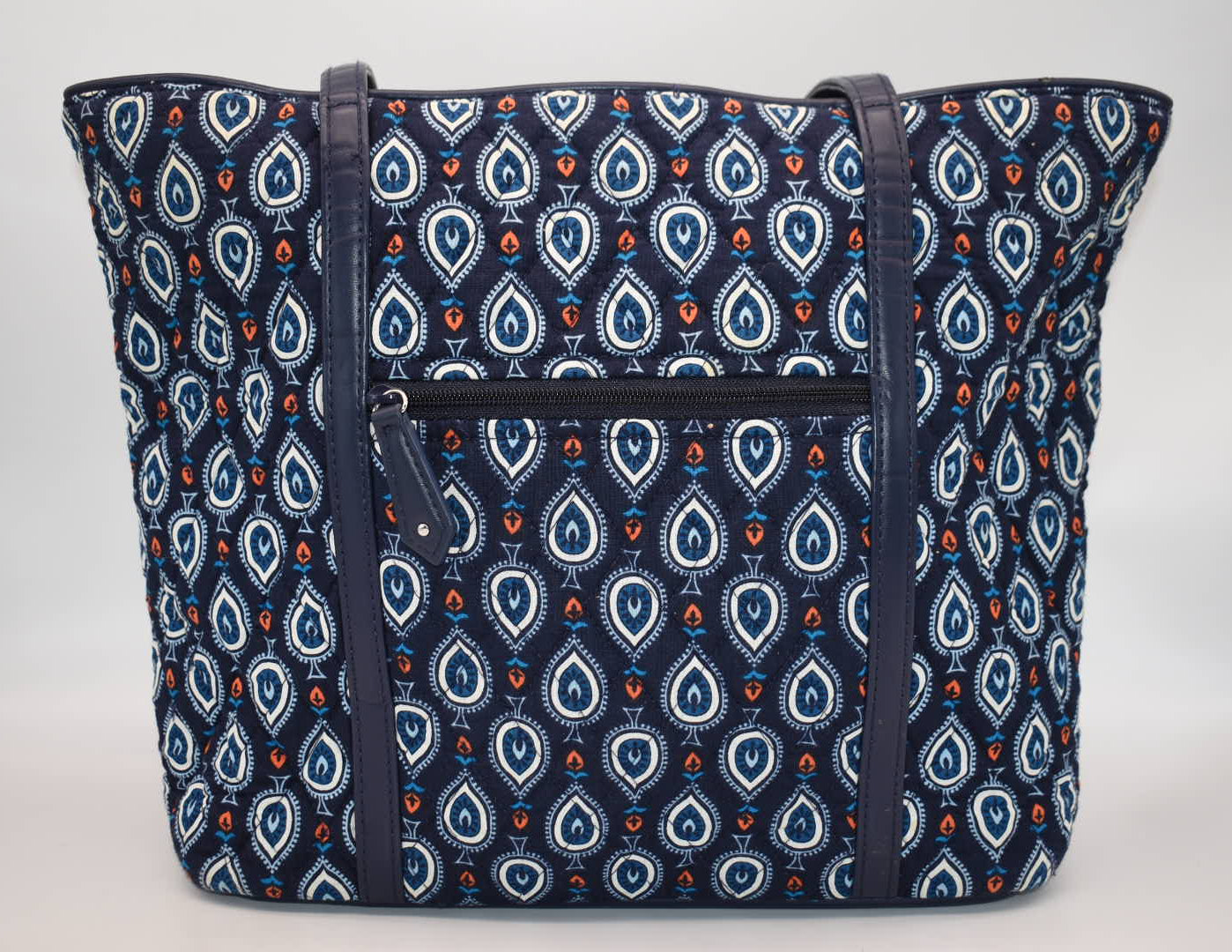 Vera Bradley Trimmed Small Vera Tote Bag in "Marrakesh Motifs" Pattern