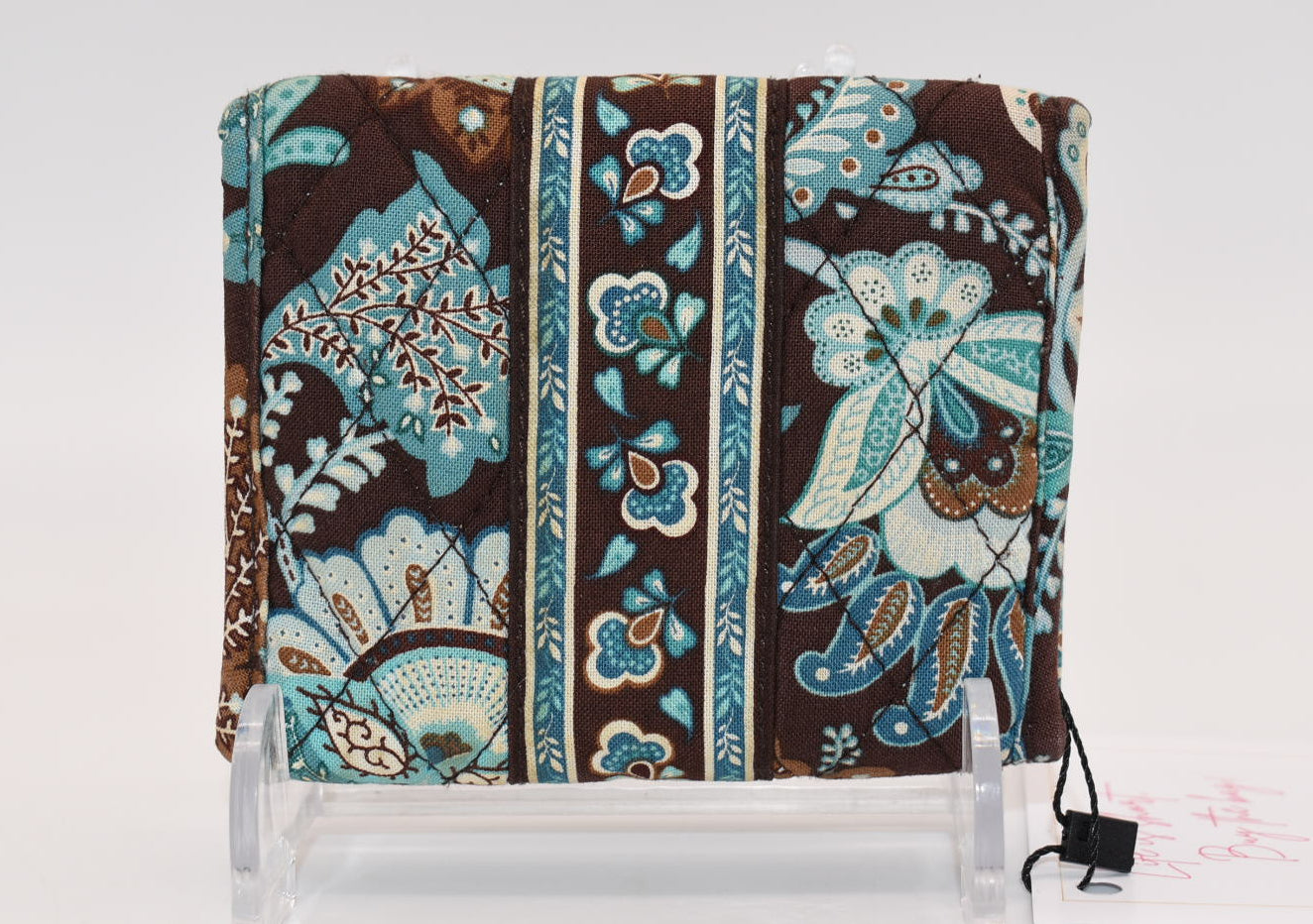 Vera Bradley Compact Tri-fold Wallet in "Java Blue" Pattern