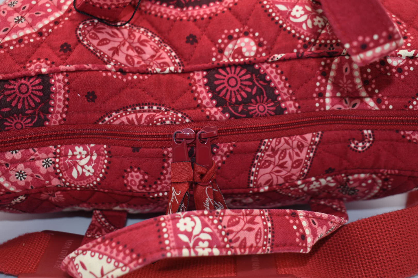 Vera Bradley Laptop/Commuter Bag in "Mesa Red" Pattern