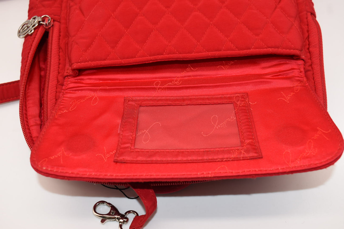 Vera Bradley Ultimate Microfiber Backpack in Red