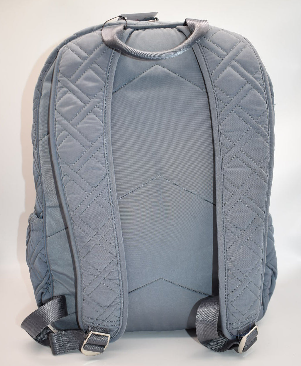 Vera Bradley Microfiber Campus Backpack in Gray