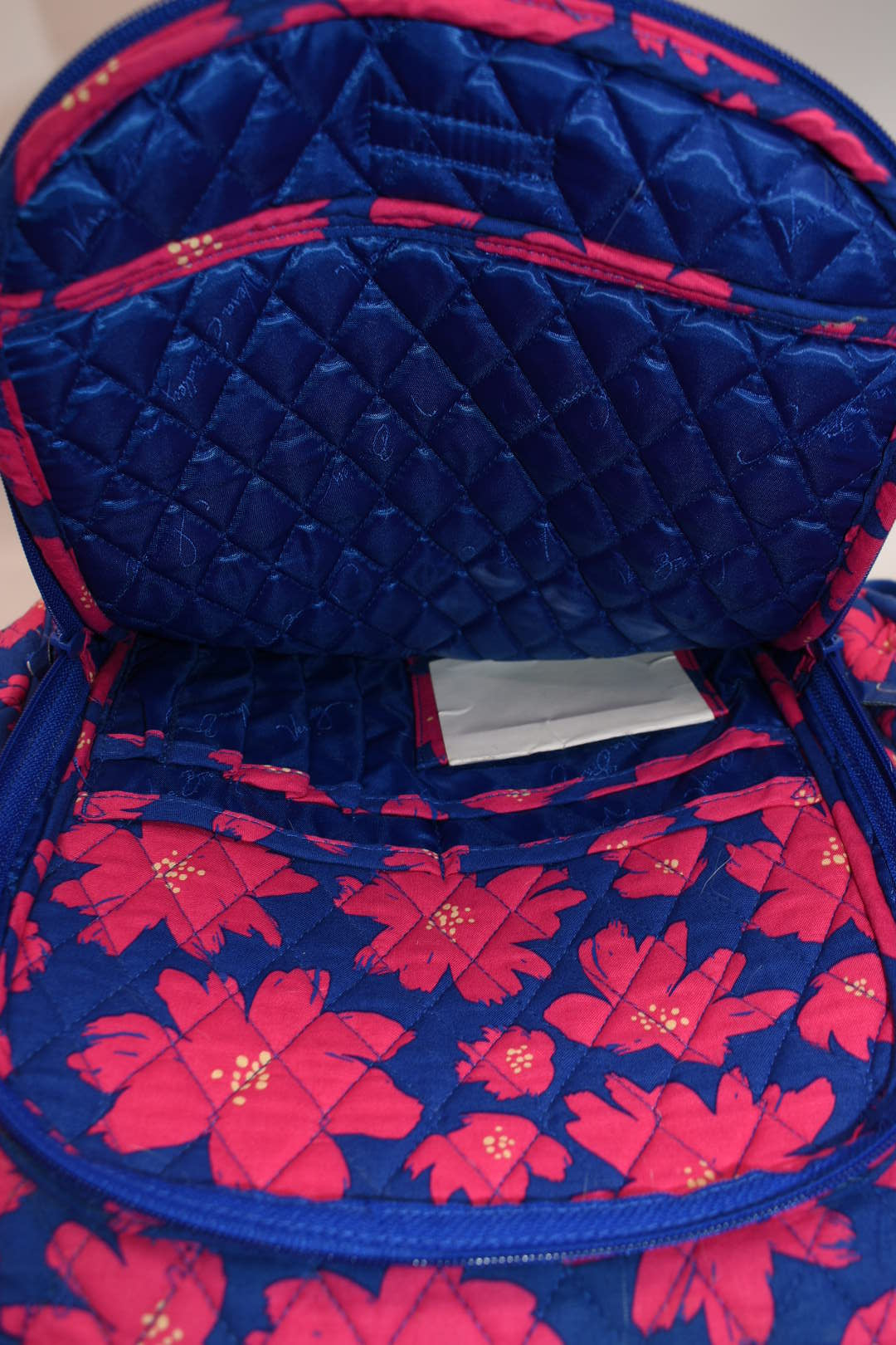 Vera Bradley Campus Backpack in "Art Poppies" Pattern