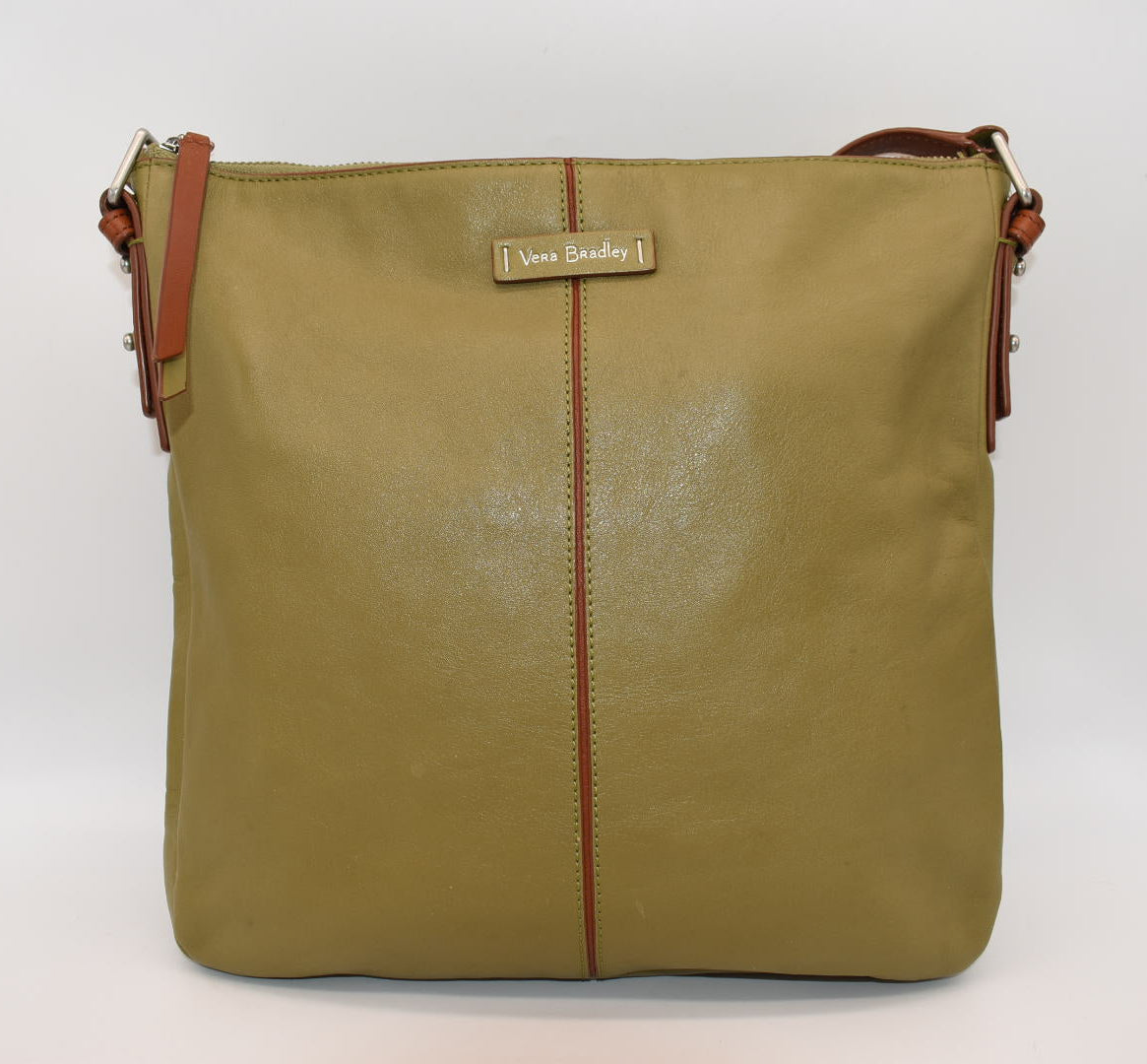 Vera Bradley Gallatin Leather Crossbody Bag in "Bittersweet Chocolate"