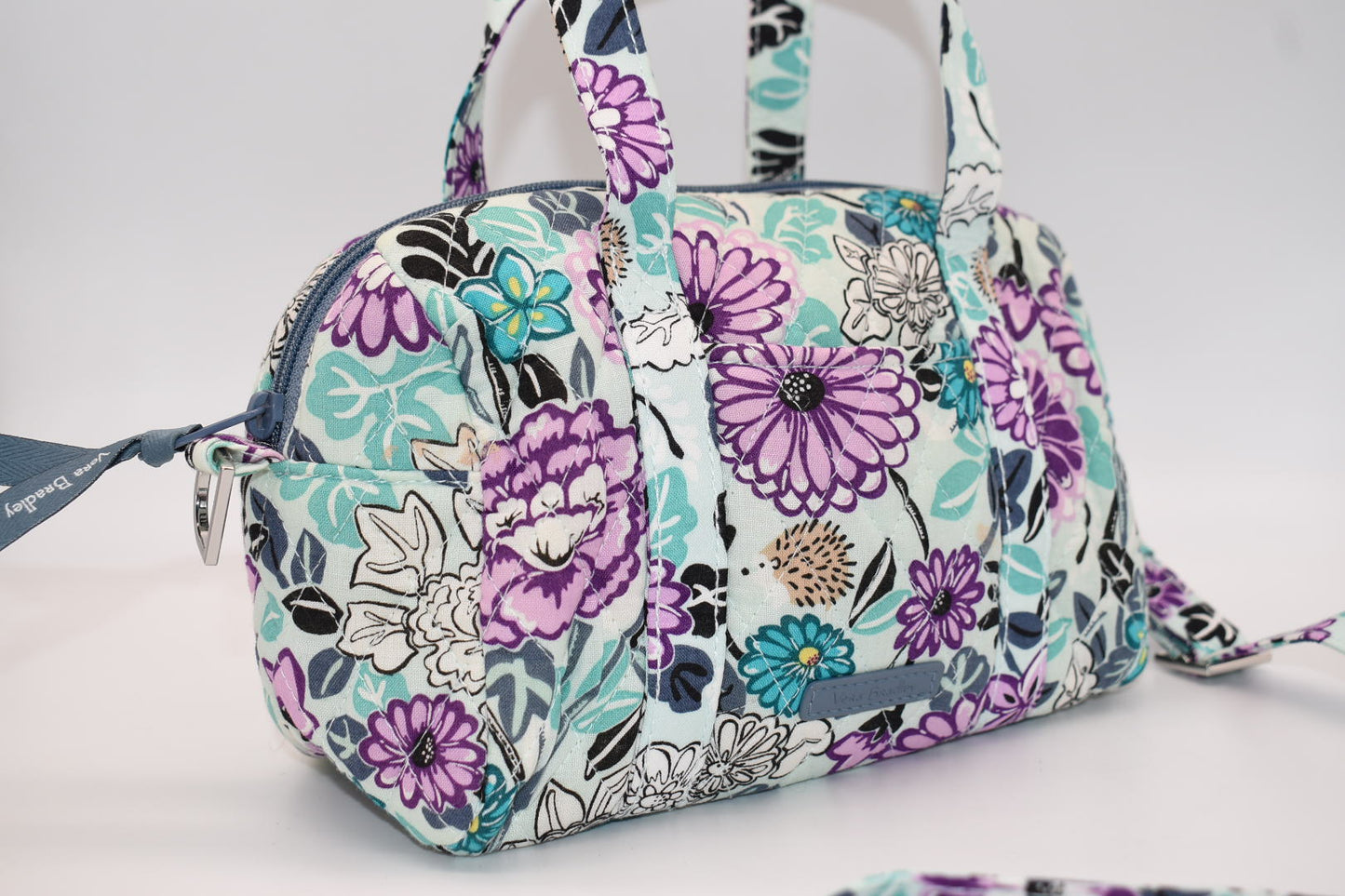 Vera Bradley Mini Satchel Bag in "Penelope's Garden" Pattern