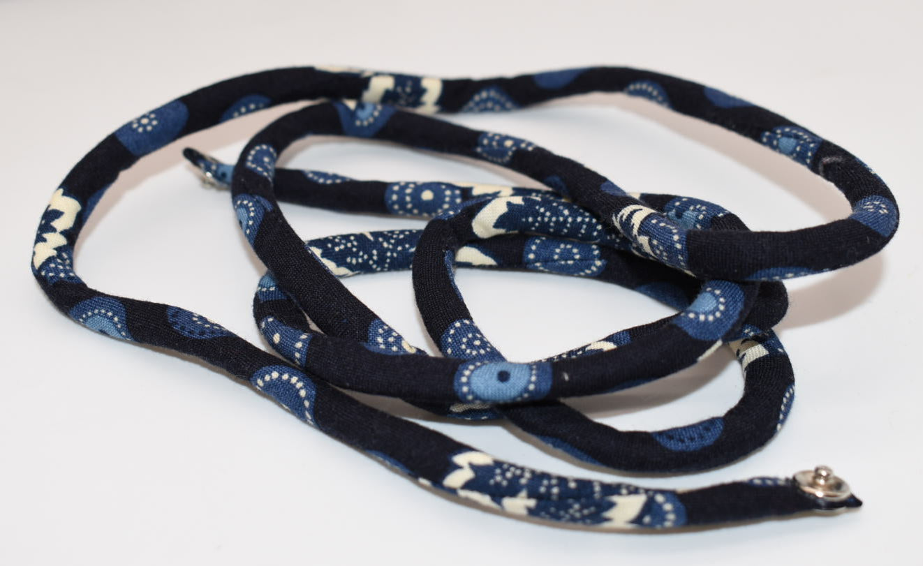 Vintage Vera Bradley Strap Crossbody Wallet in "Blue Coin -2003" Pattern