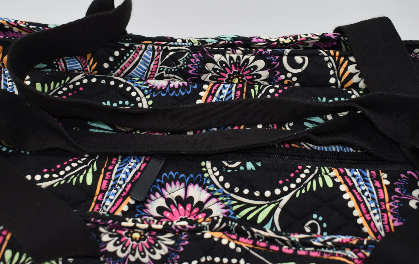 Vera Bradley Triple Compartment Travel Bag in "Bandana Swirl" Pattern