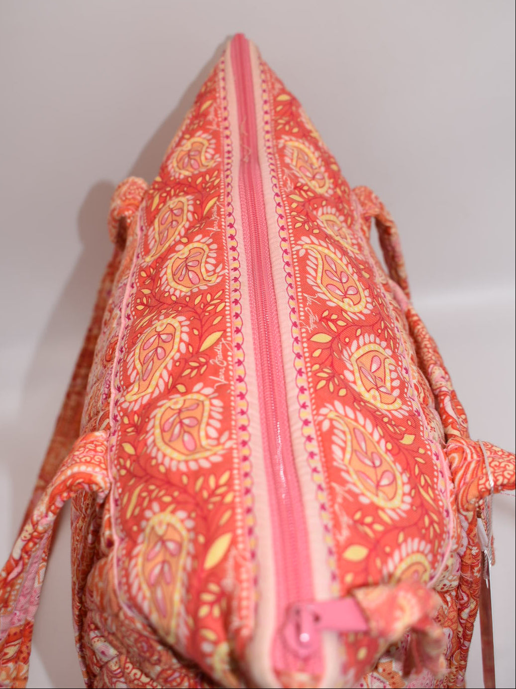Vera Bradley Villager Tote Bag in "Sherbet" Pattern