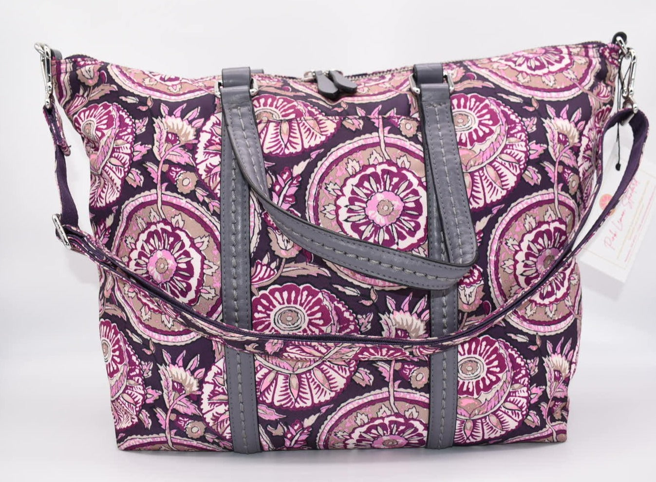 Vera Bradley Midtown Small Tote Bag in "Lei Flowers" Pattern