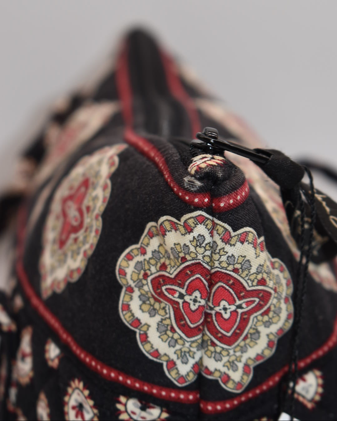 Vera Bradley Little Betsy Shoulder Bag in "Classic Black" Pattern