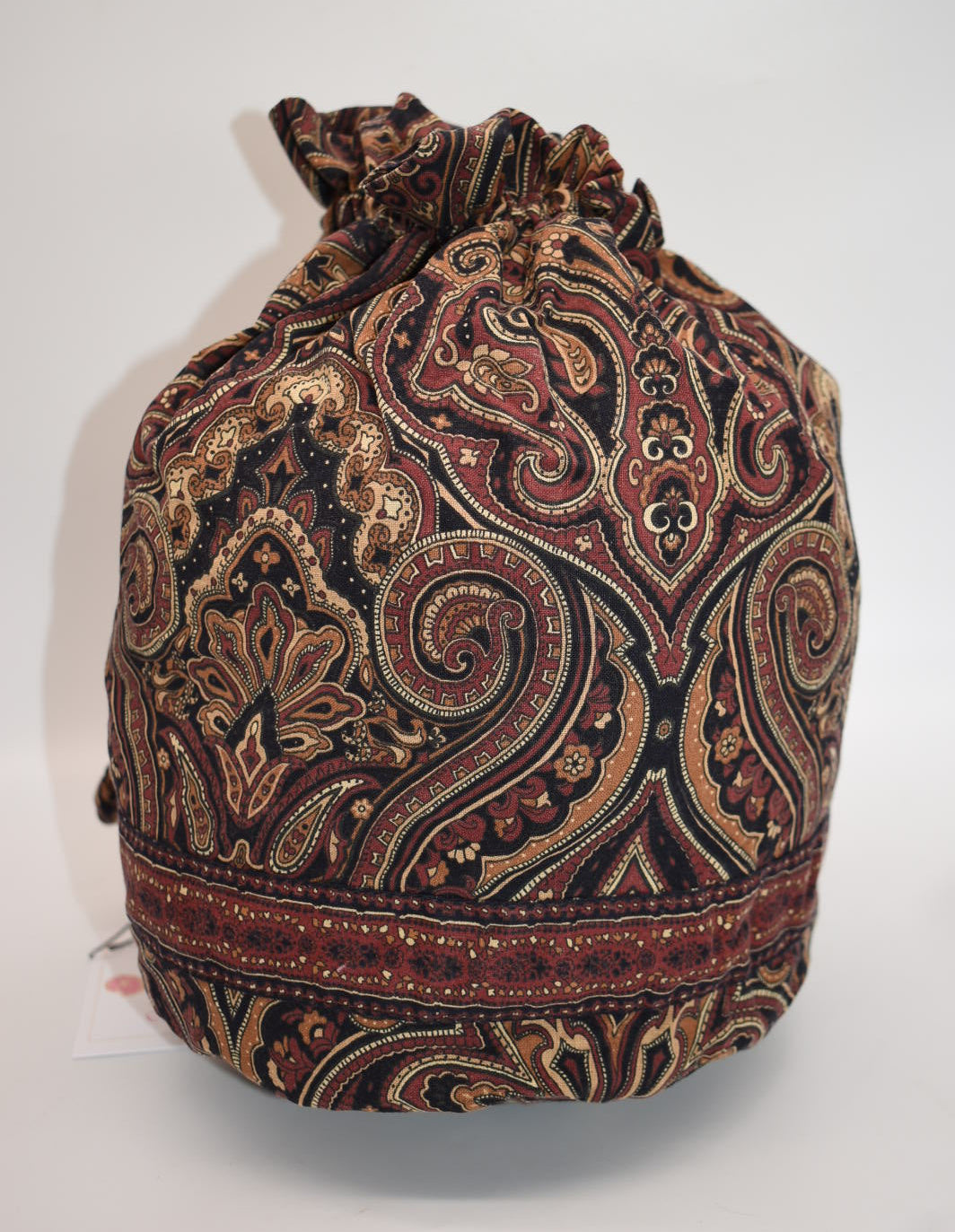 Vintage Vera Bradley Ditty Travel Bag in "Mocha" Pattern