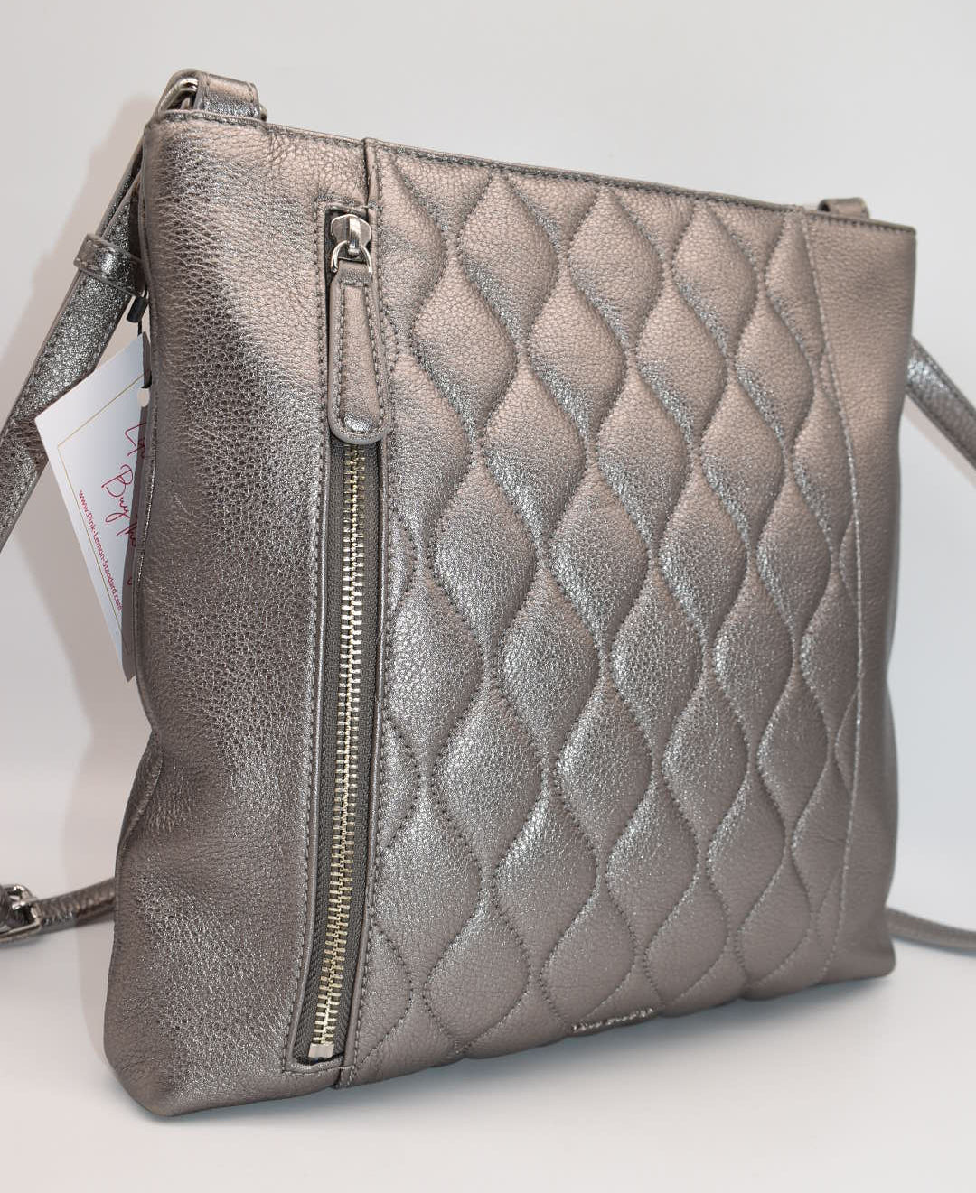 Vera Bradley Quilted Leather Molly Crossbody Bag in "Caspian Sea"