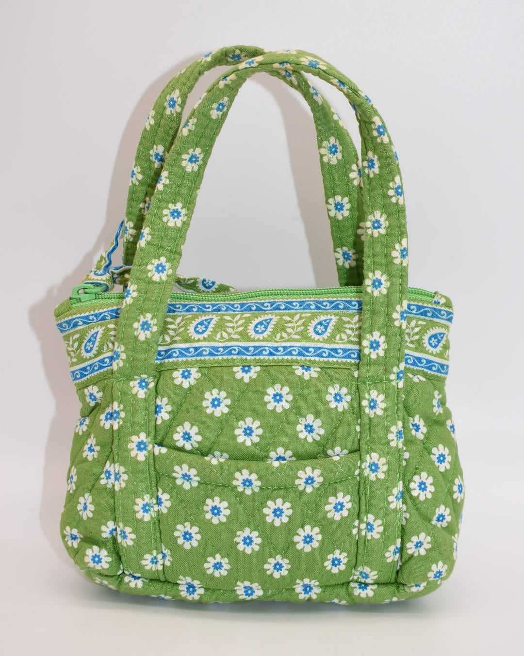 Vera Bradley Little Bitty Betsy Bag in "Apple Green" Pattern