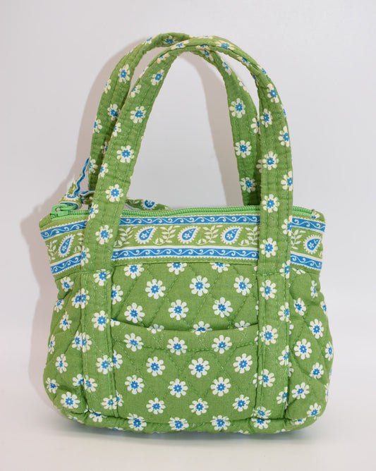 Vera Bradley Little Bitty Betsy Bag in "Apple Green" Pattern