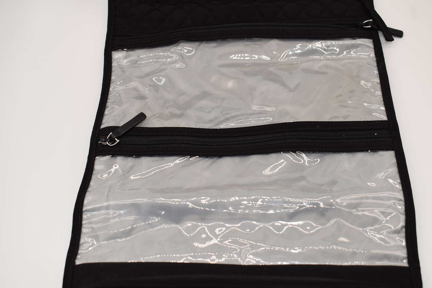 Vera Bradley Microfiber Hanging Travel Organizer in Black