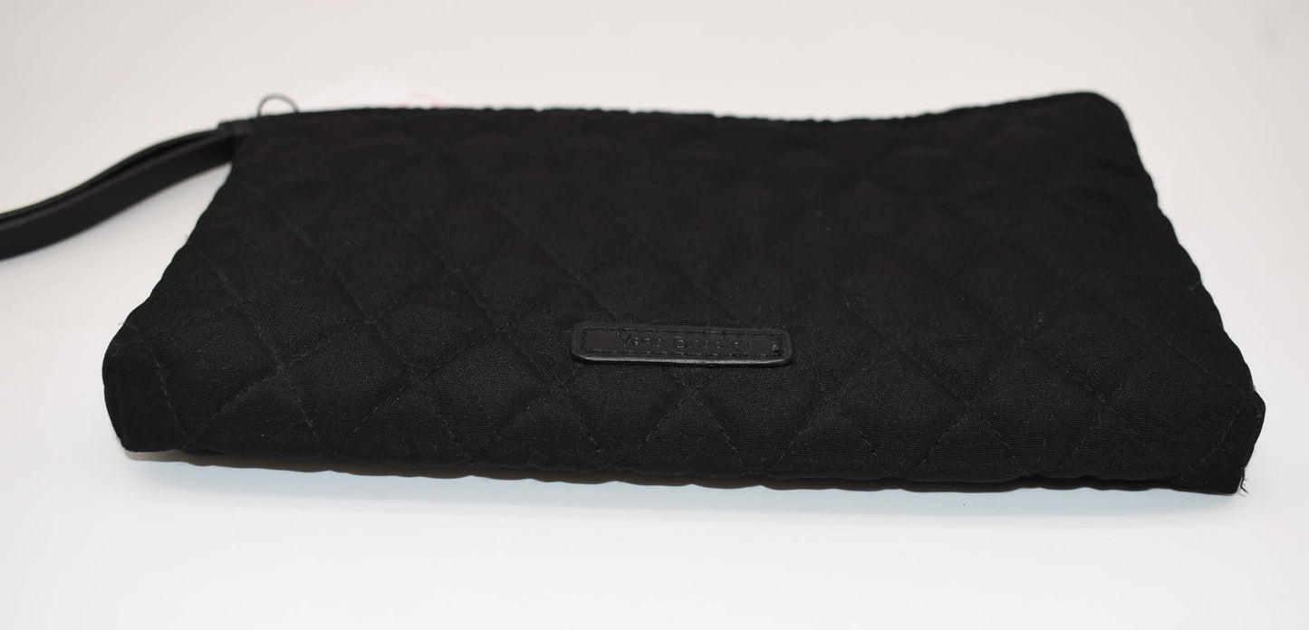 Vera Bradley Microfiber RFID All-Day Simple Wristlet in Black