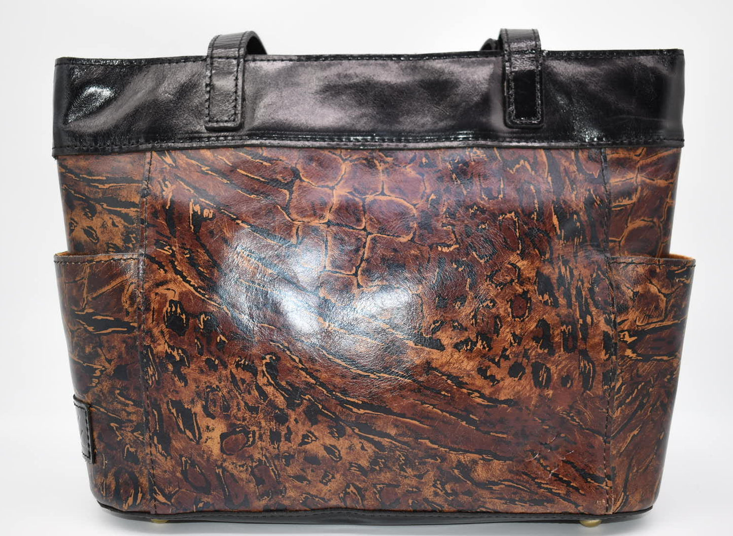 Patricia Nash Evie Shopper Tote Bag in Abstract Animal