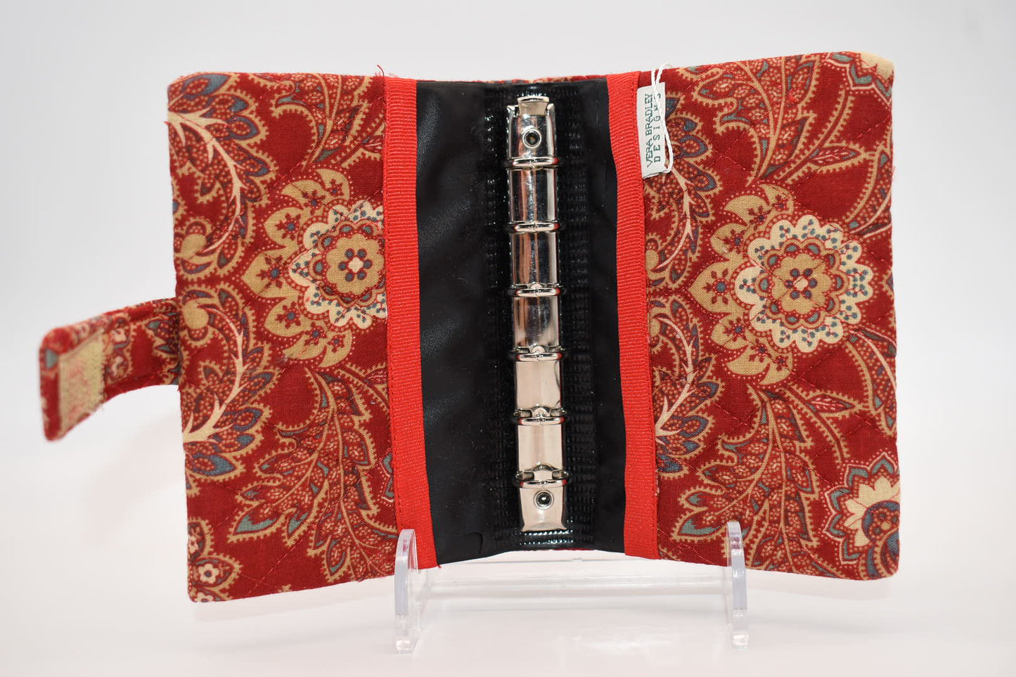 Vera Bradley Mini Binder /Index Card Holder in "Windsor-1995" Pattern