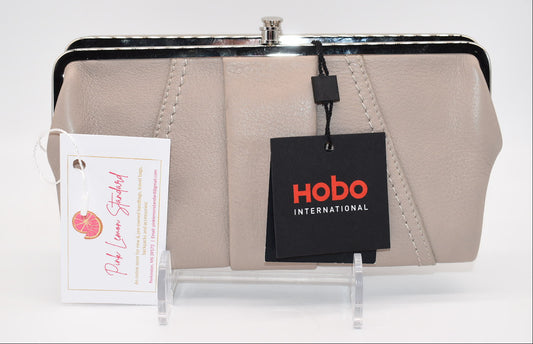 HOBO INTL Lauren Clutch Wallet in Taupe