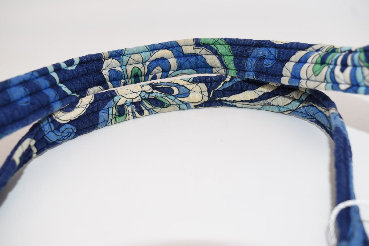 Vera Bradley Large Betsy Shoulder Tote Bag in "Blue Mediterranean" Pattern