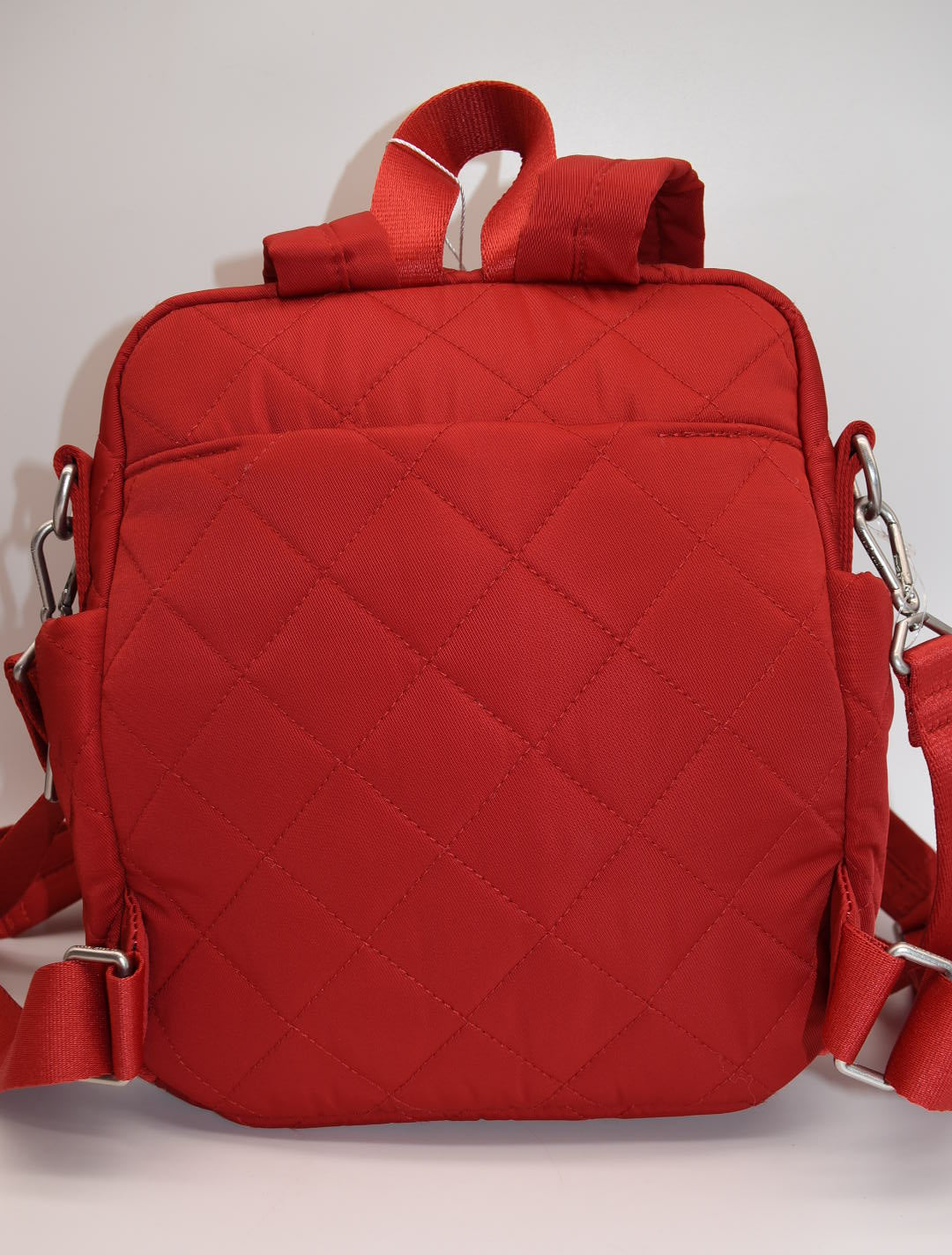 Vera Bradley Convertible Small Backpack in Performance Twill - Cardinal Red