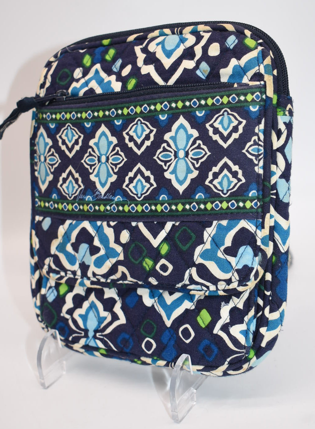 Vera Bradley Mini Hipster Crossbody Bag in "Ink Blue" Pattern