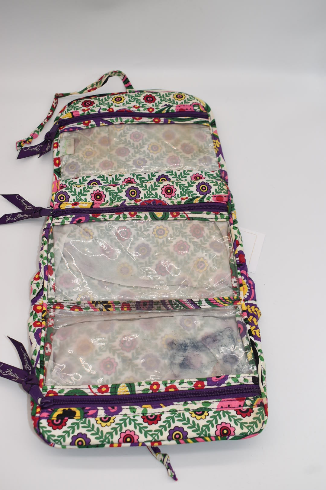 Vera Bradley Small Cosmetic & Toiletry Travel Organizer in "Viva La Vera" Pattern